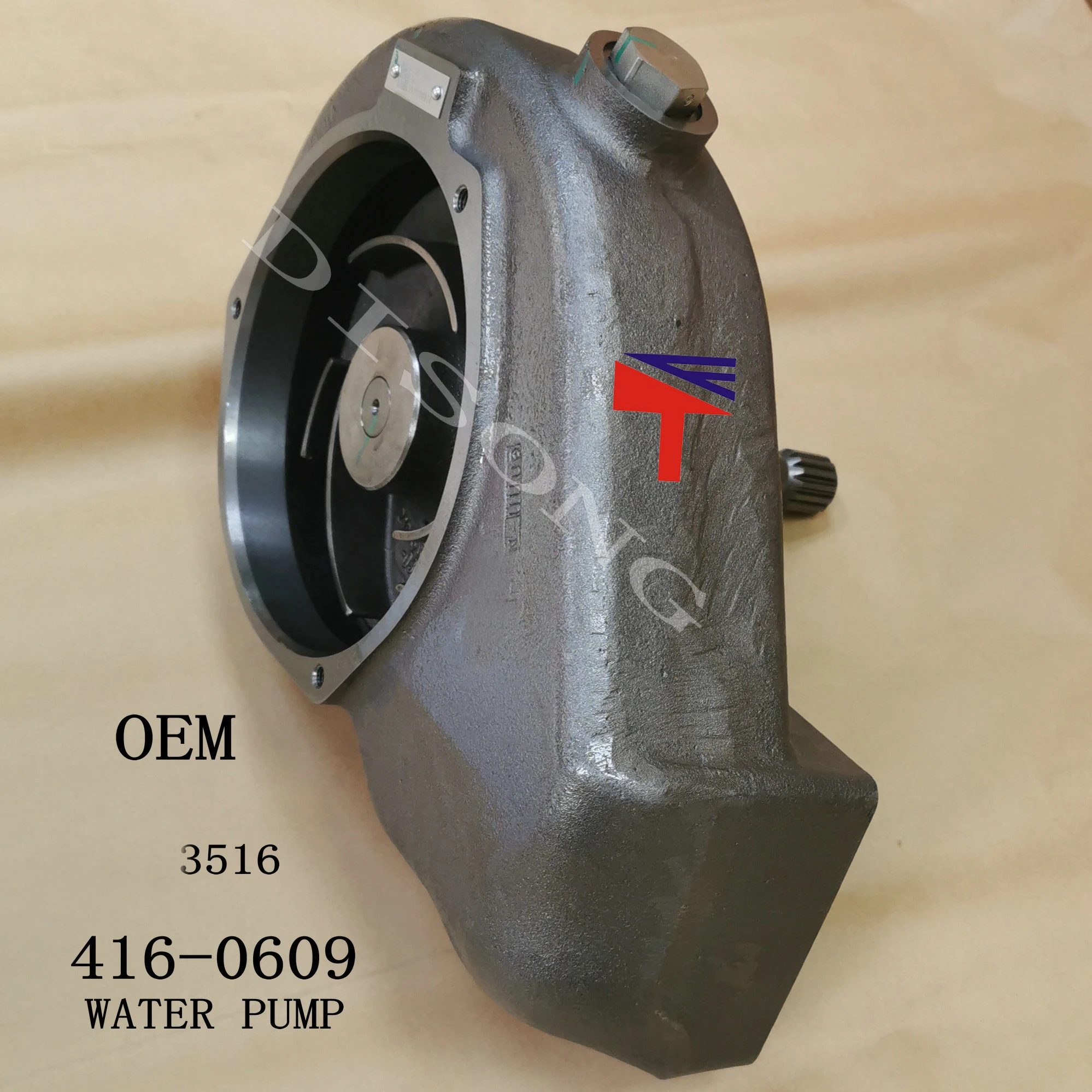 

Machinery engine water pump 212-8176 416-0609 for 3508B 3512 3512B 3512C 3516 engine parts pump