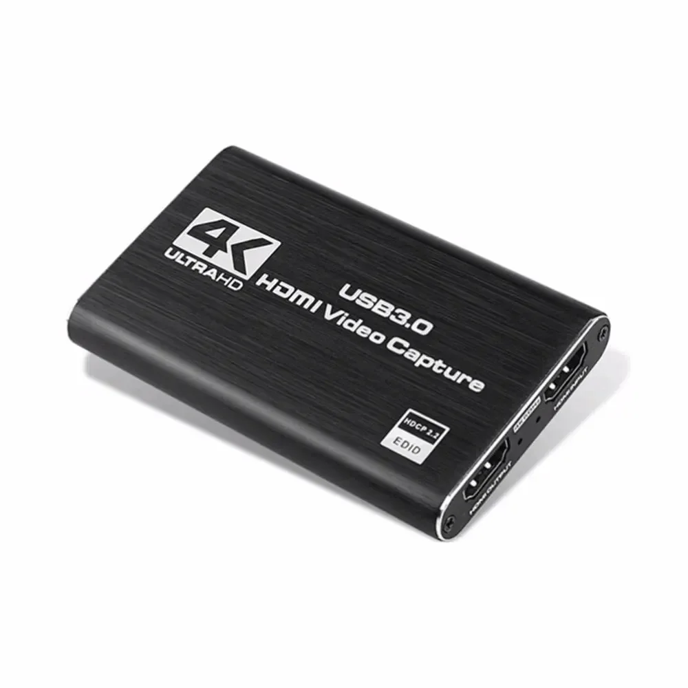 4k 1080p 60fps Hd Video Capture Card HdTV Camera Recording Box - Compatible With Usb 3.0pc Live Streaming Grabber Recorder