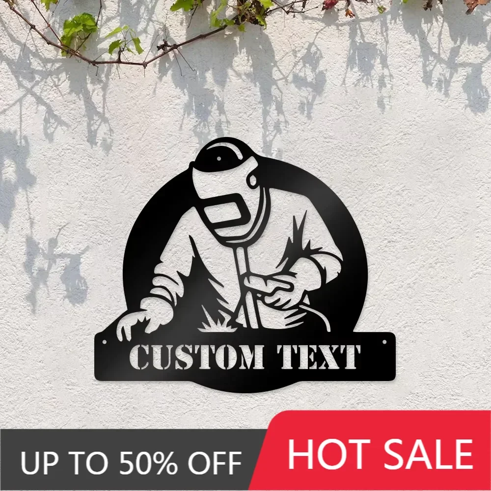 

Качество — изготовленная персонализированная табличка сварщика. Пользовательское имя для пап, металлообработков. Идеальный внутренний/наружный декор.