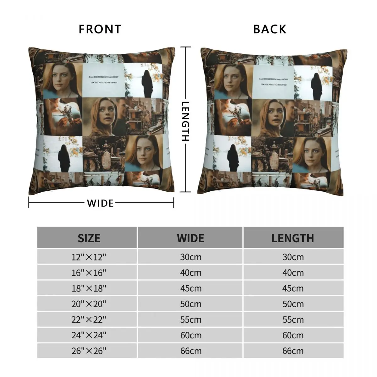 Hope Mikaelson Legacies Pillowcase Polyester Linen Velvet Creative Zip Decor Throw Pillow Case Bed Cushion Cover 18