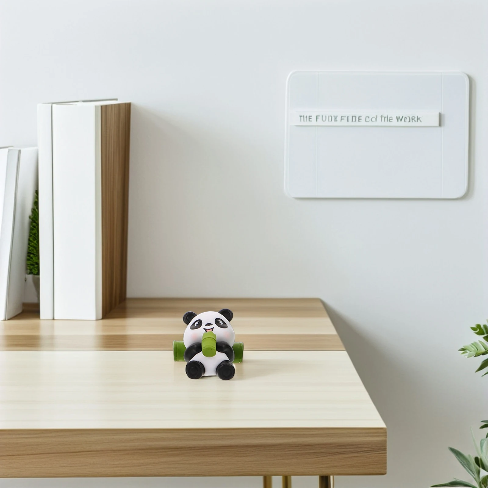 9pcs Mini Panda Figurines Hand Carved Animal Models For Garden Decor Cake Topper Party Supplies Outdoor Sculpture