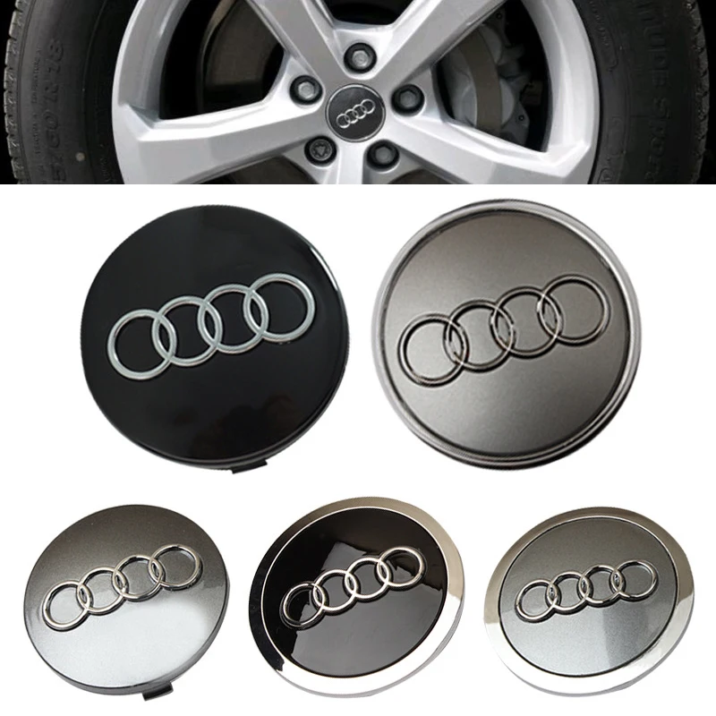 

4pcs 60mm 61mm 68mm 69mm Audi Hub Caps Car Wheel Center Wheel Caps For Audi A1 A2 A3 A4 A5 A6 A7 A8 S3 S6 Q3 Q5 Q7 Accessories