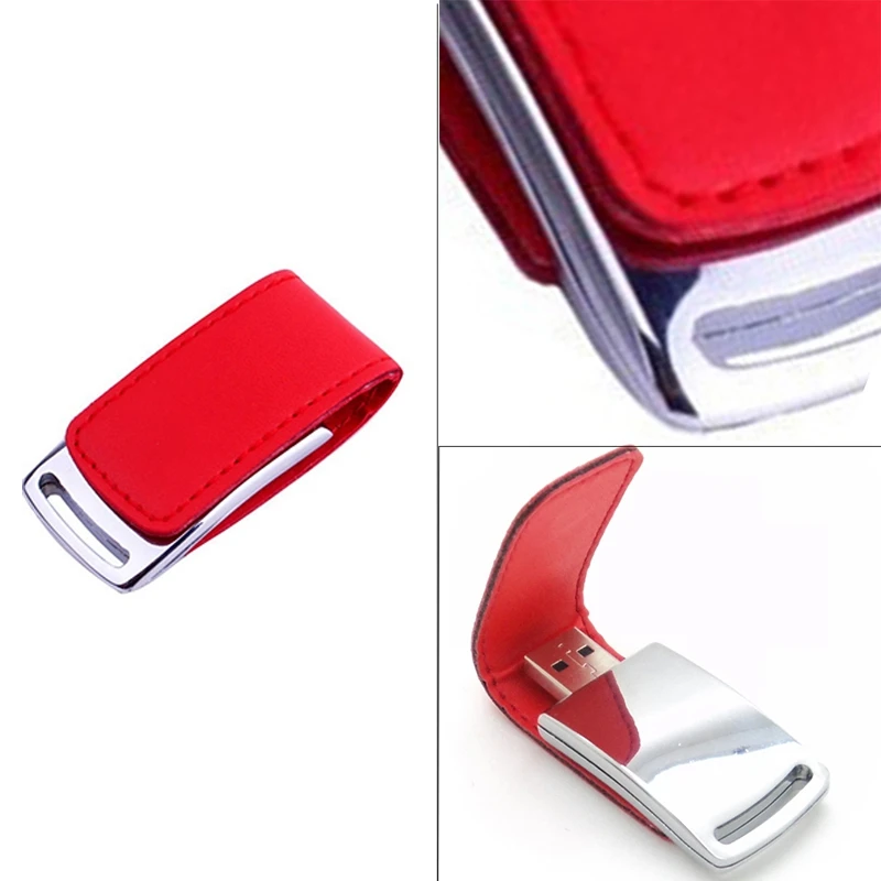 レザー高速メモリスティック、USB 3.0フラッシュドライブ、プラグアンドプレイ、Uディスク