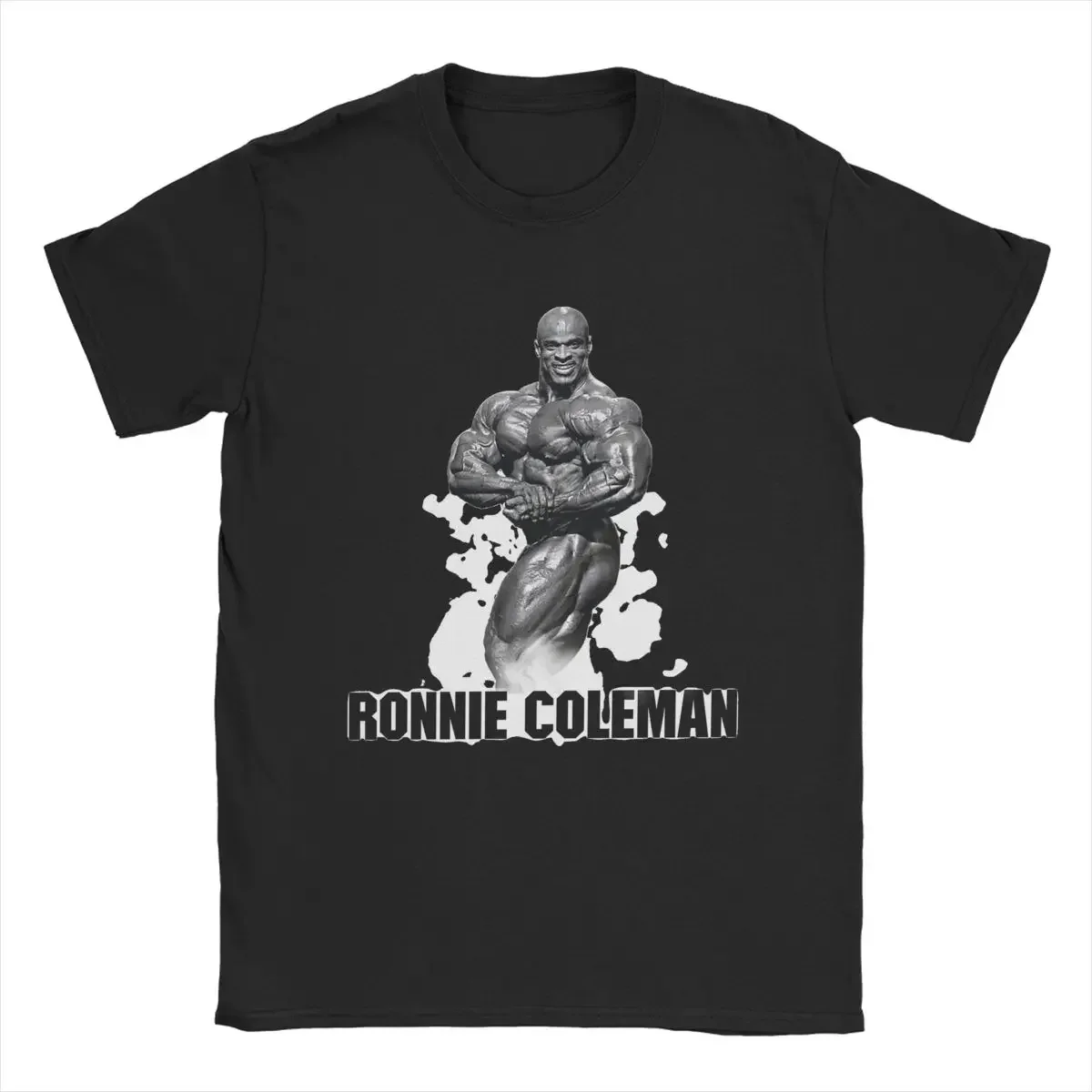 2024üeğlenceli pamuk Tees O boyun kısa kollu T shirt 4XL 5XL 6XL giyim Ronnie  Bodybuilder erkek t-shirt harajuku