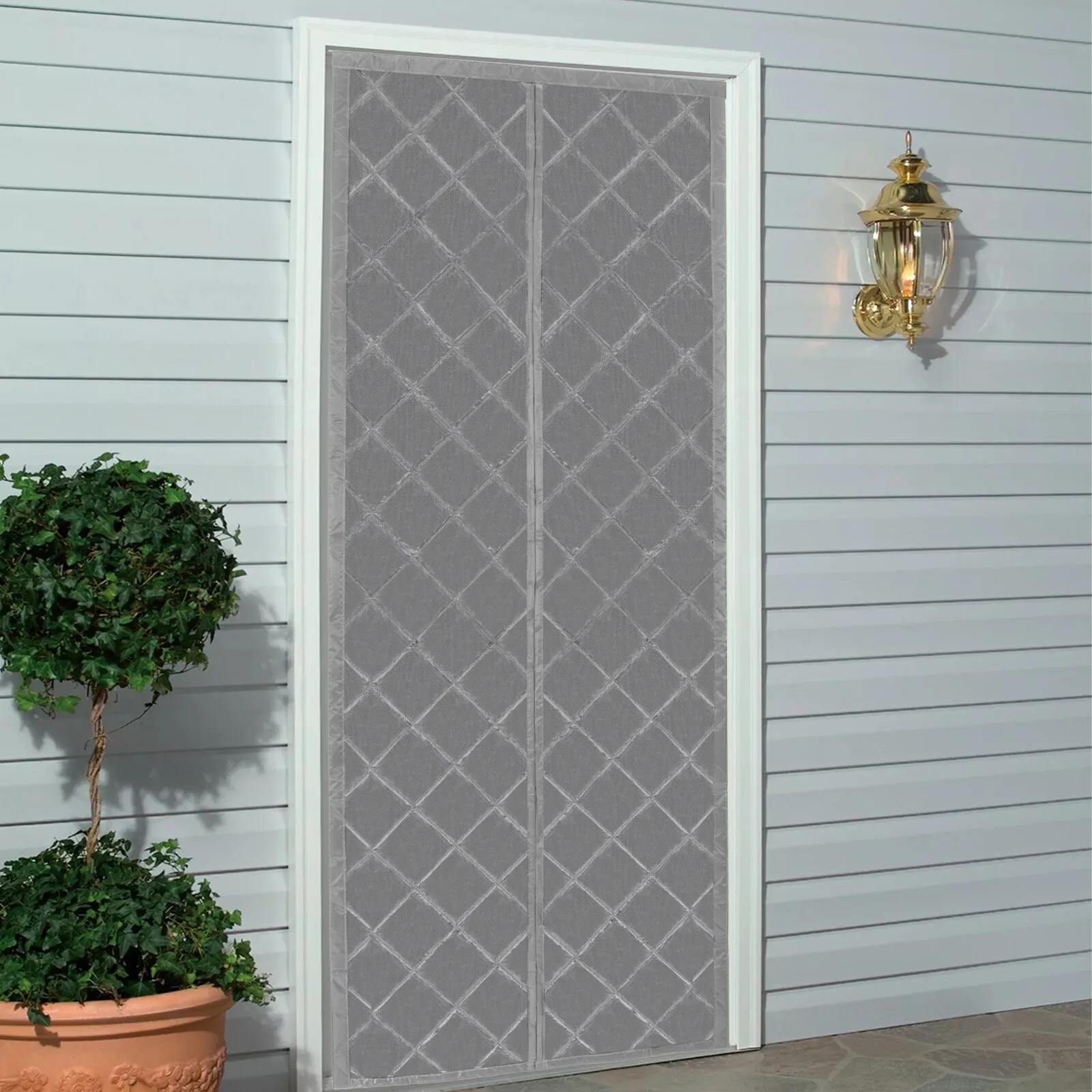 Magnetic Thermal Insulated Door Curtain Weatherproof Energy-Saving Solution for Homes and Businesses Easy to Install
