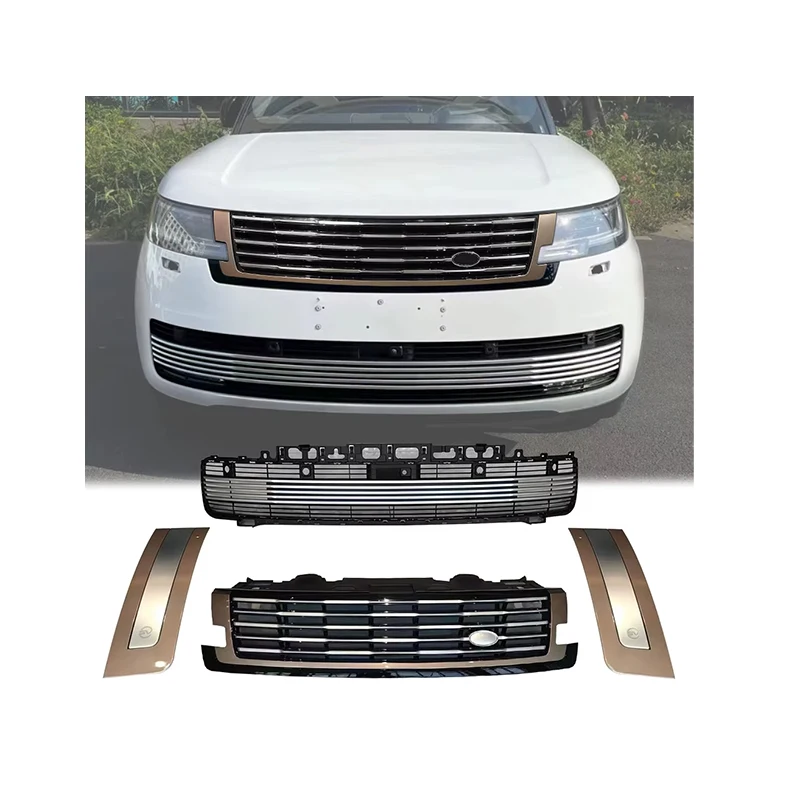 

Factory Sales 2023-2024 SV Style Front Bumper Upper And Lower Grilles Grille Body Kit For Range Rover