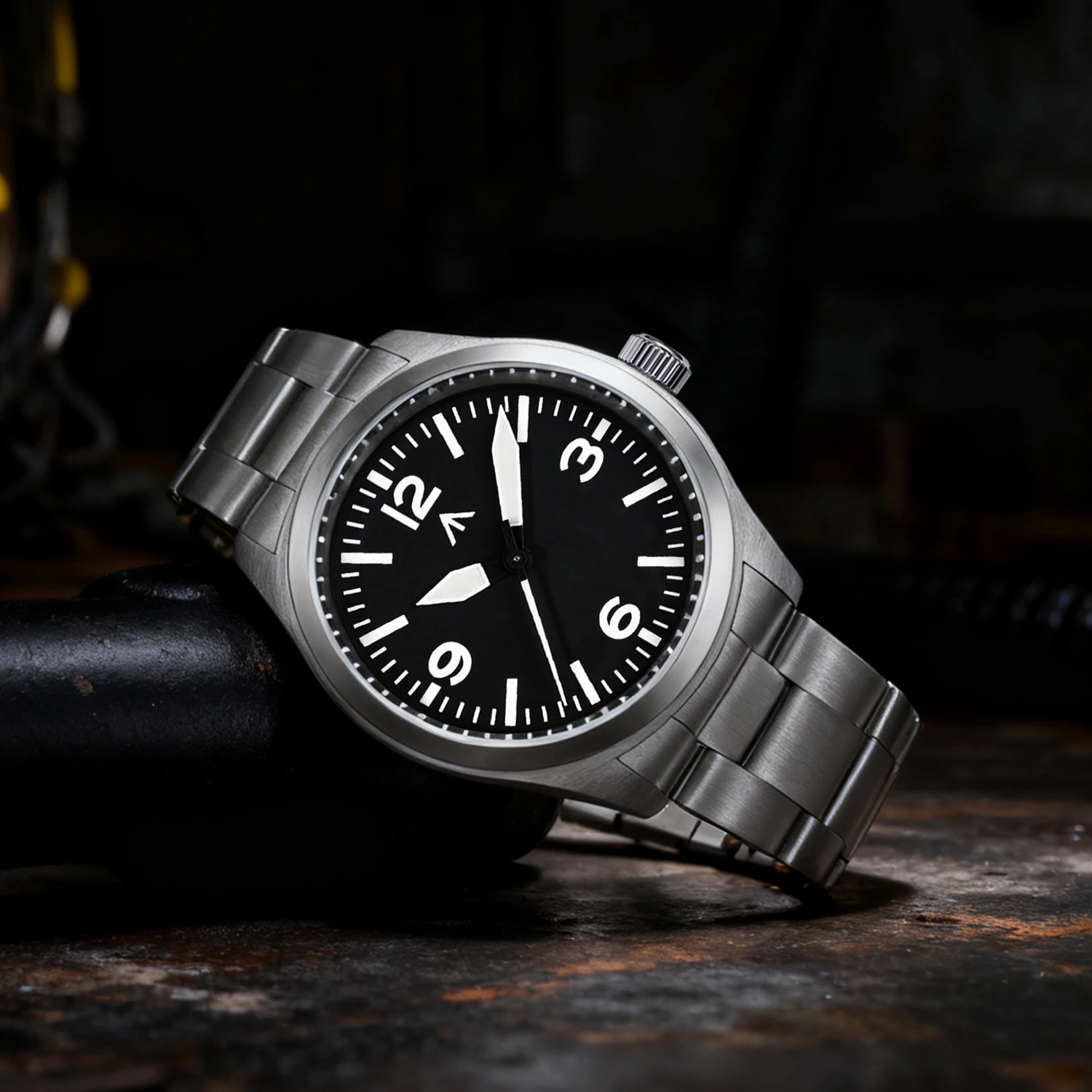 Militado ML08 V2 Vintage Quartz Watch Military VH31 Movement  Double Sapphire Crystal C3 BGW-9 Luminous Waterproof 38mm Watch