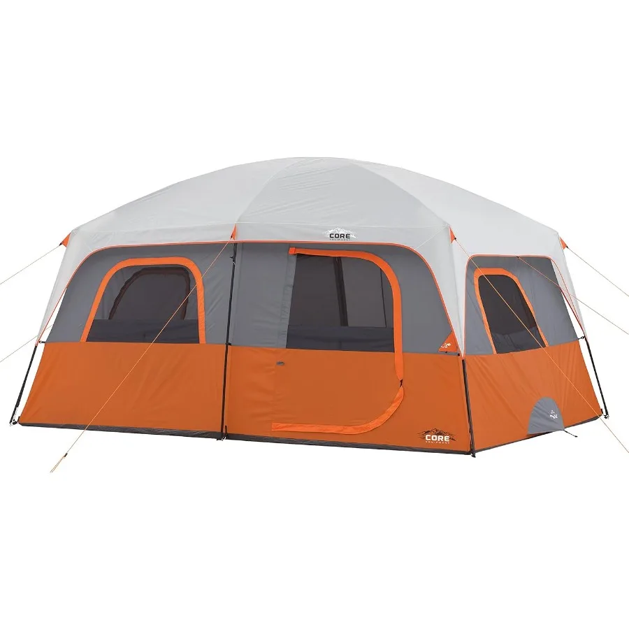 Large Multi Room Cabin Tent for Family Camping and Outdoor Adventures Suitable for 10 to 12 People Ideal for Car Camping Weathe