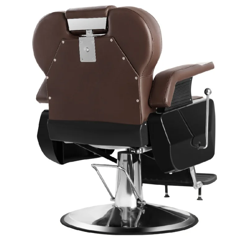 Silla de barbería personalizada y a la moda, sillón barato de diseño Simple, estilo de negocios europeo, para salón de belleza