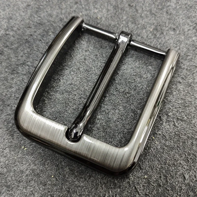 1個 40mm メタルベルトバックル メンズ レーザーヒールバーピンバックル レザークラフト ウエストバンド ヘッドベルトストラップ ウェビングパーツ アクセサリー