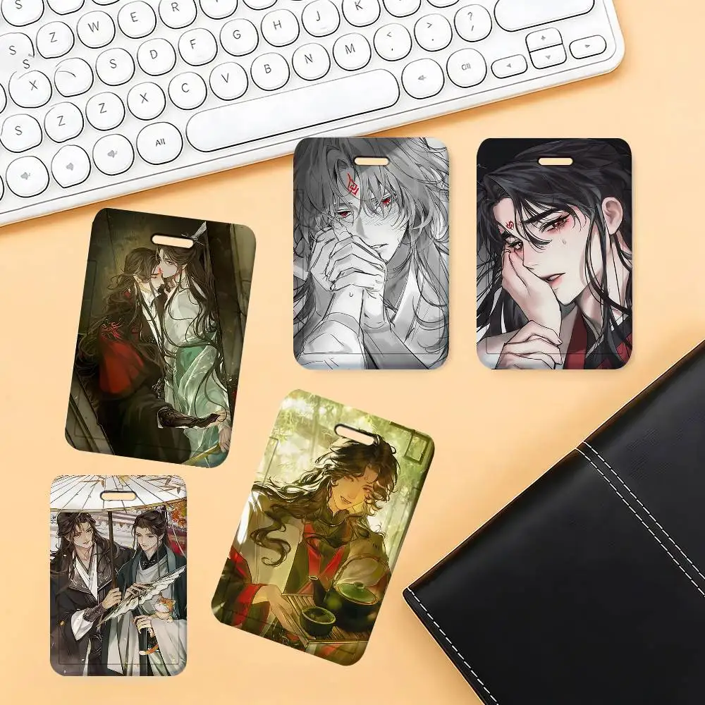 The Scum Villains Self-Saving System 1 Card Holder, Leather Card Storage Box, Key Chain, Access Tag Holder, ID Card Holder, Key