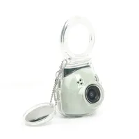 For Fuji Camera Instax Pal Crystal Case Anti-Scratch Anti-Fall Pal Set with Self-Shooting Mirror Transparent Protective Shell