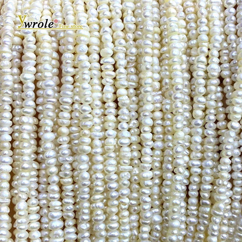 

3-4mm Abacus Shape Natural Pearls Loose Spacer Beads for Jewelry Making Diy Freshwater Pearl Necklace Bracelet Accessories