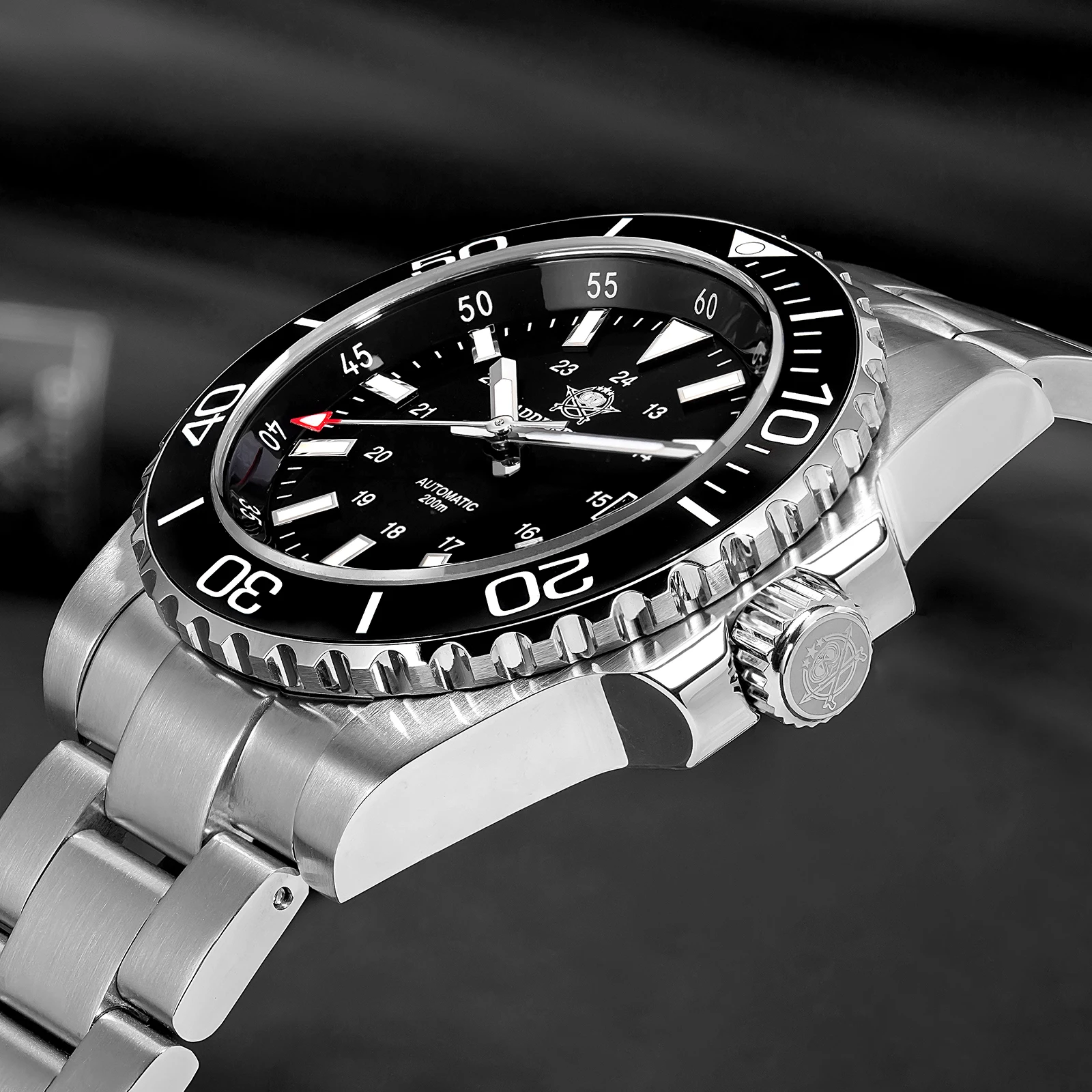 ADDIESDIVE AD2086 Mechanical Watches Sapphire Glass BGW9/C3 Luminous 200m Waterproof Diver Watch NH35 Business Relogio Masculino