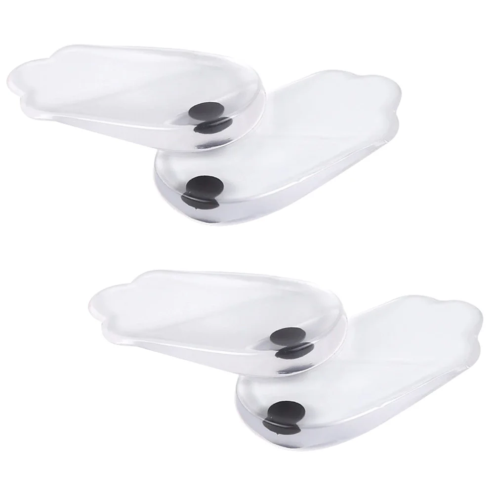 

2 Pairs Invisible Insoles Heel Correction Pads Shoe Inserts Half Heel Insoles Durable Comfortable Foot Care Tool For O/X Leg