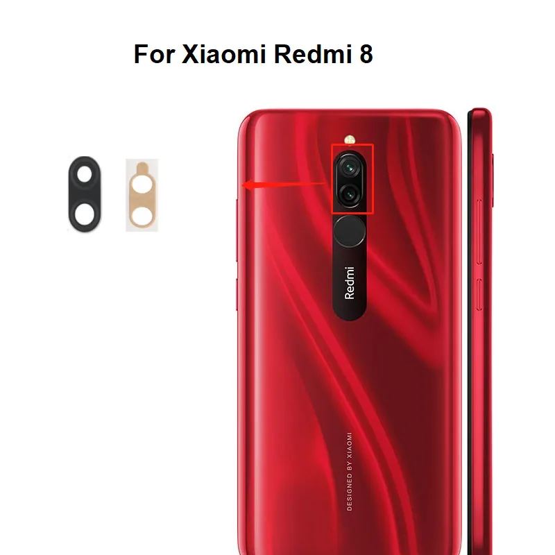 New For Xiaomi Redmi Note 8 8A 8T Pro Rear Back Camera Glass Lens With Glue Sticker Adhesive