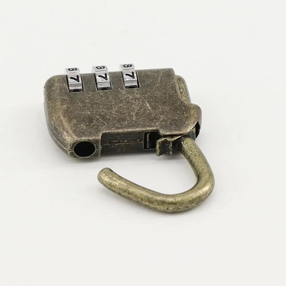 Mini Metal Small Cabinet Anti-Theft Case For Suitcase Luggage Jewelry Box Digit Keyless Code Lock Padlock Password Lock