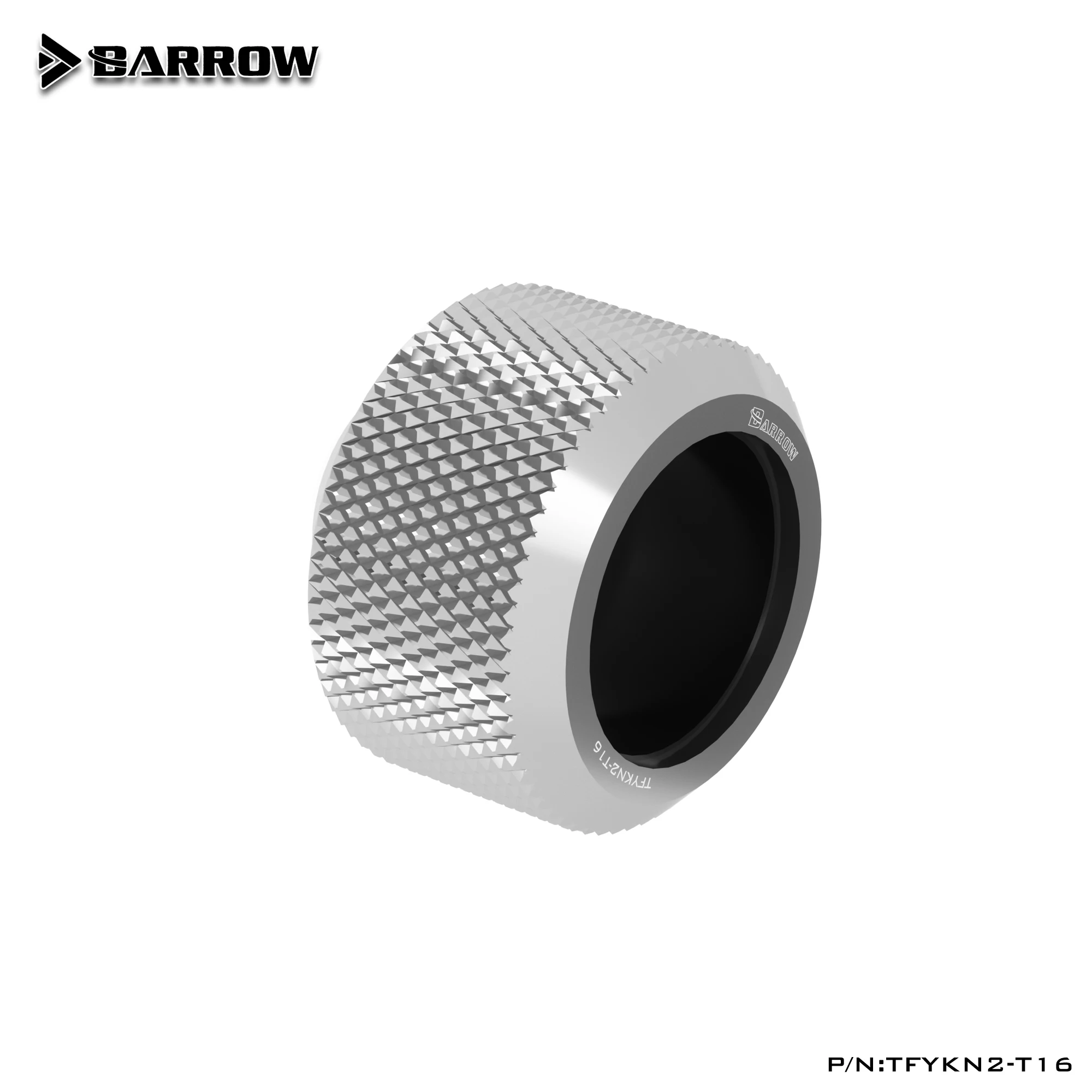 Barrow TFYKN2-T16 OD16mm Hard Tube Fitting Enhanced Anti-Off Rubber Sealing Ring Water Cooling Compression