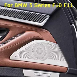 Car Dashboard Speaker Cover Trim Dashboard Air Outlet Vent Cover Trim Frame Sticker For BMW 5 Series F10 F11 2023 2022 2021