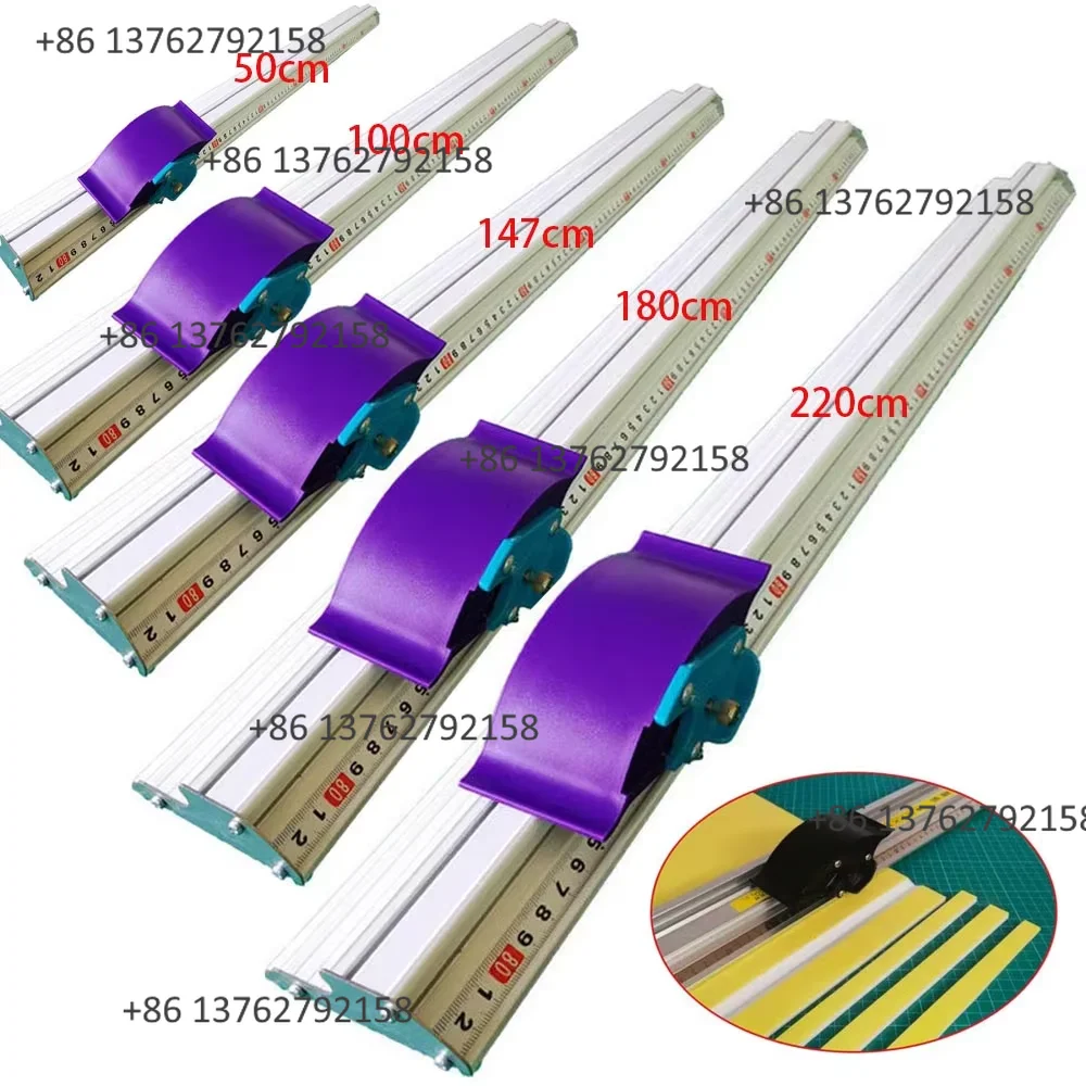 Manual Sliding KT Board Trimmer With Cutting Ruler PET Cutter For Photo Paper Adhesive Car Sticker Cutting Work