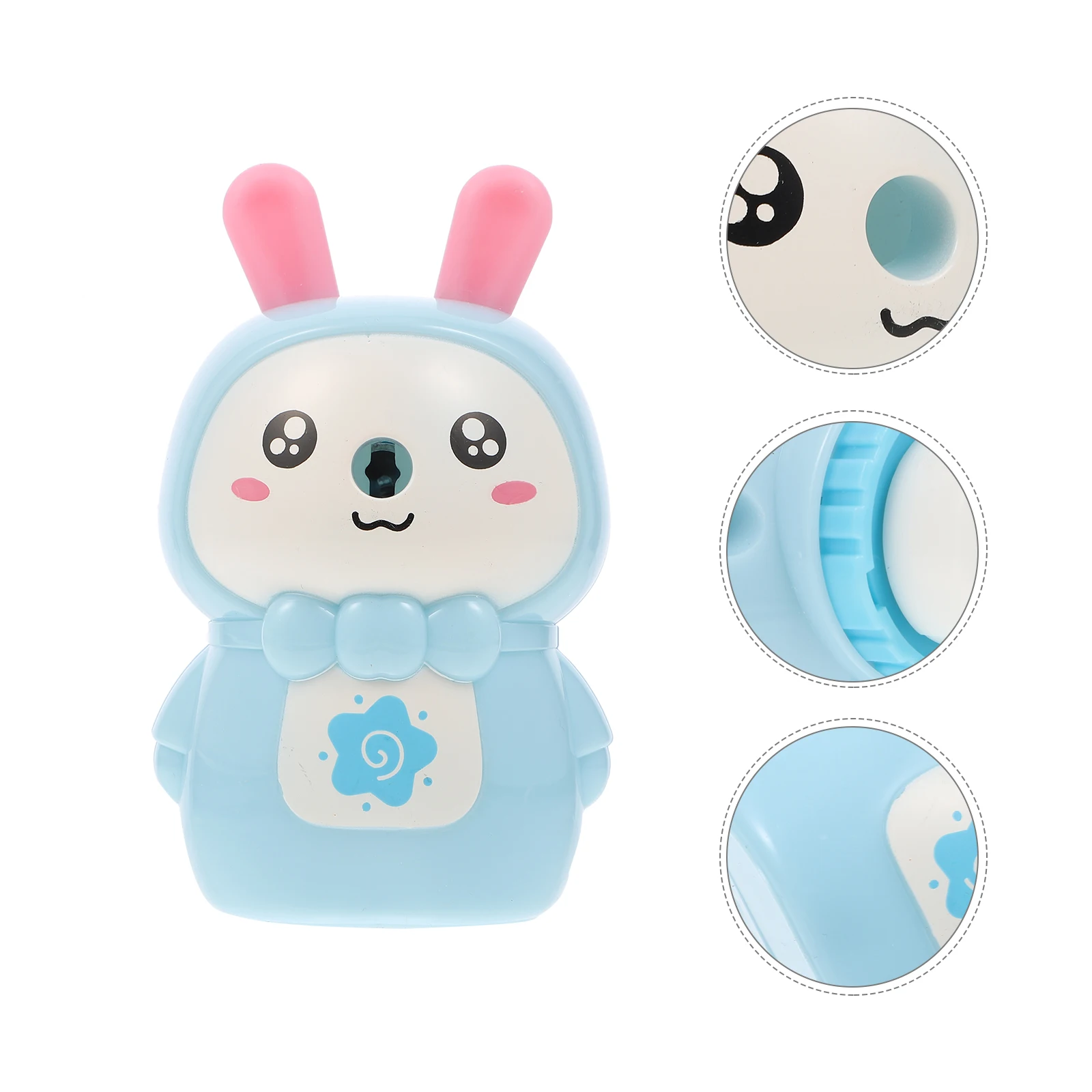 1Pcs Automatic Pencil Sharpener Rabbit Shape Cartoon Manual Sharpener for Students School Classroom Office Students Stationery