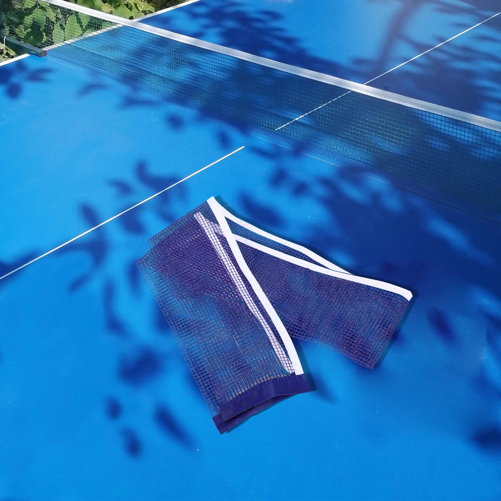 

Table Tennis Net Post Portable Iron Polyester Frame For Indoor Outdoor Training Easy Setup Stable Performance Table Tennis