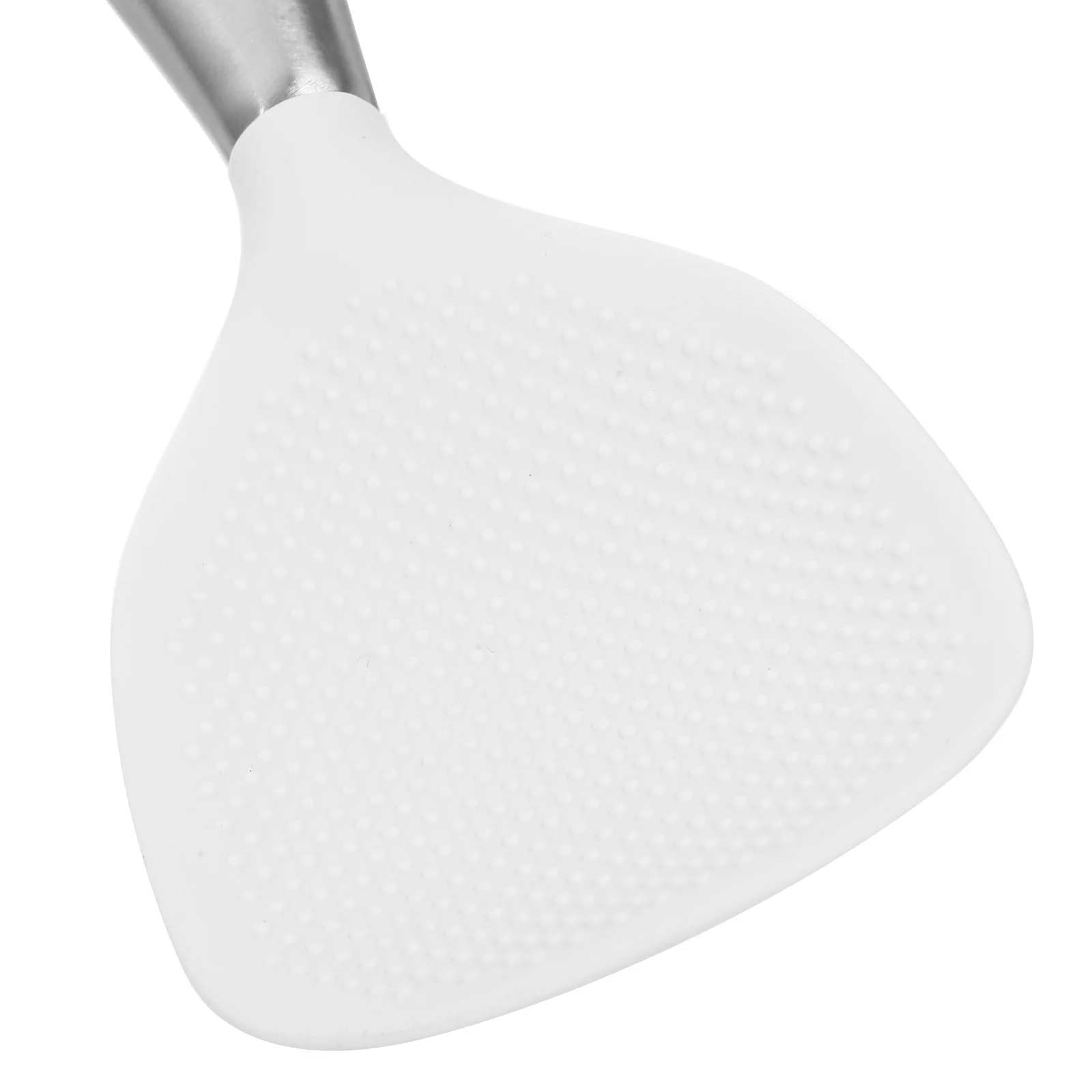 

Silicone Nonstick Rice Spoon Stainless Rice Paddle Kitchen Food Scoop Table Spoons Table Spoon Food Scoop