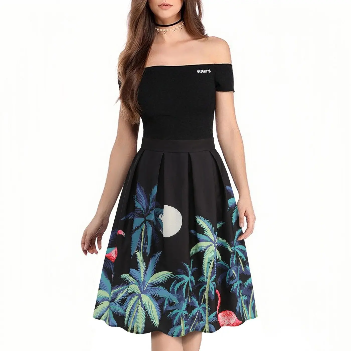 กระโปรงทรงเอ ผ้าโพลีเอสเตอร์ สำหรับผู้หญิง สไตล์ลำลอง เหมาะสำหรับใส่ทำงาน คอลเลคชั่นฤดูร้อน