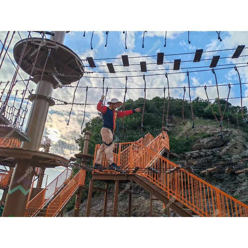 Sicurezza Primo corso di corda per esterni durevole ed ecologico in porcellana certificata e attrezzatura con cerniera con dimensioni personalizzabili