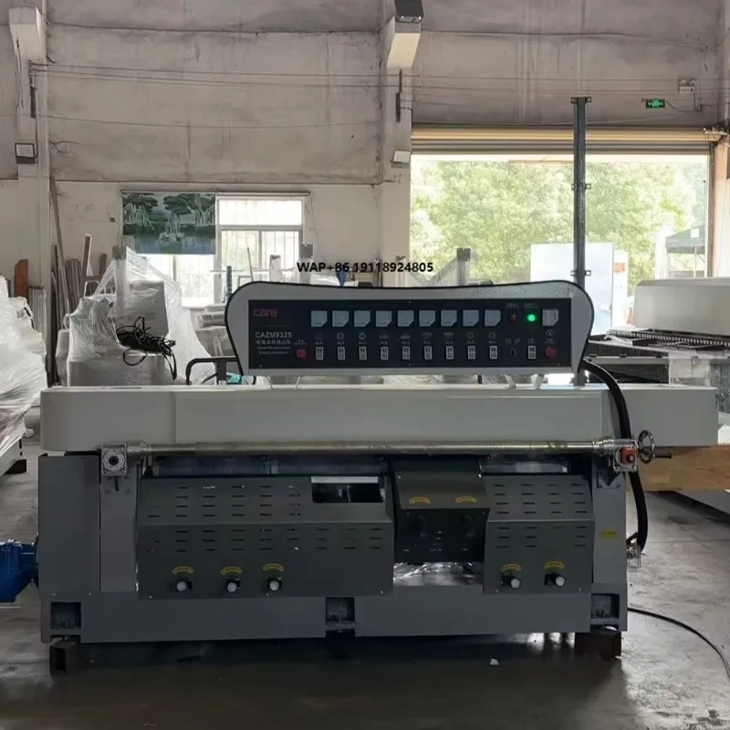 

9 Motors Heads Glass Edging Straight Line Polishing Processing Machine Glass Edging and Polishing Machine