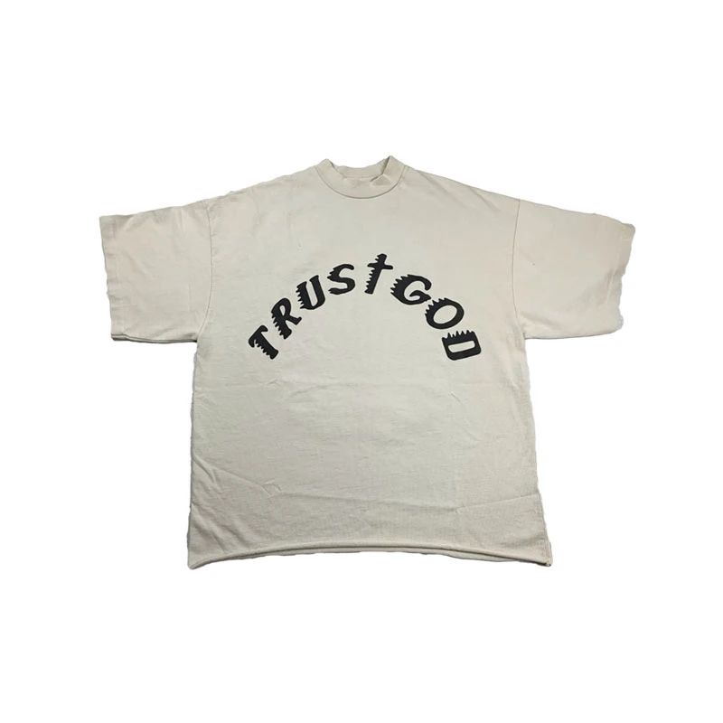 CPFM Sunday Service T-shirt Trust God Tee Men Top Quality Hip-Hop Kanye West Women T Shirt Short Sleeve Holy Spirit Men Clothing