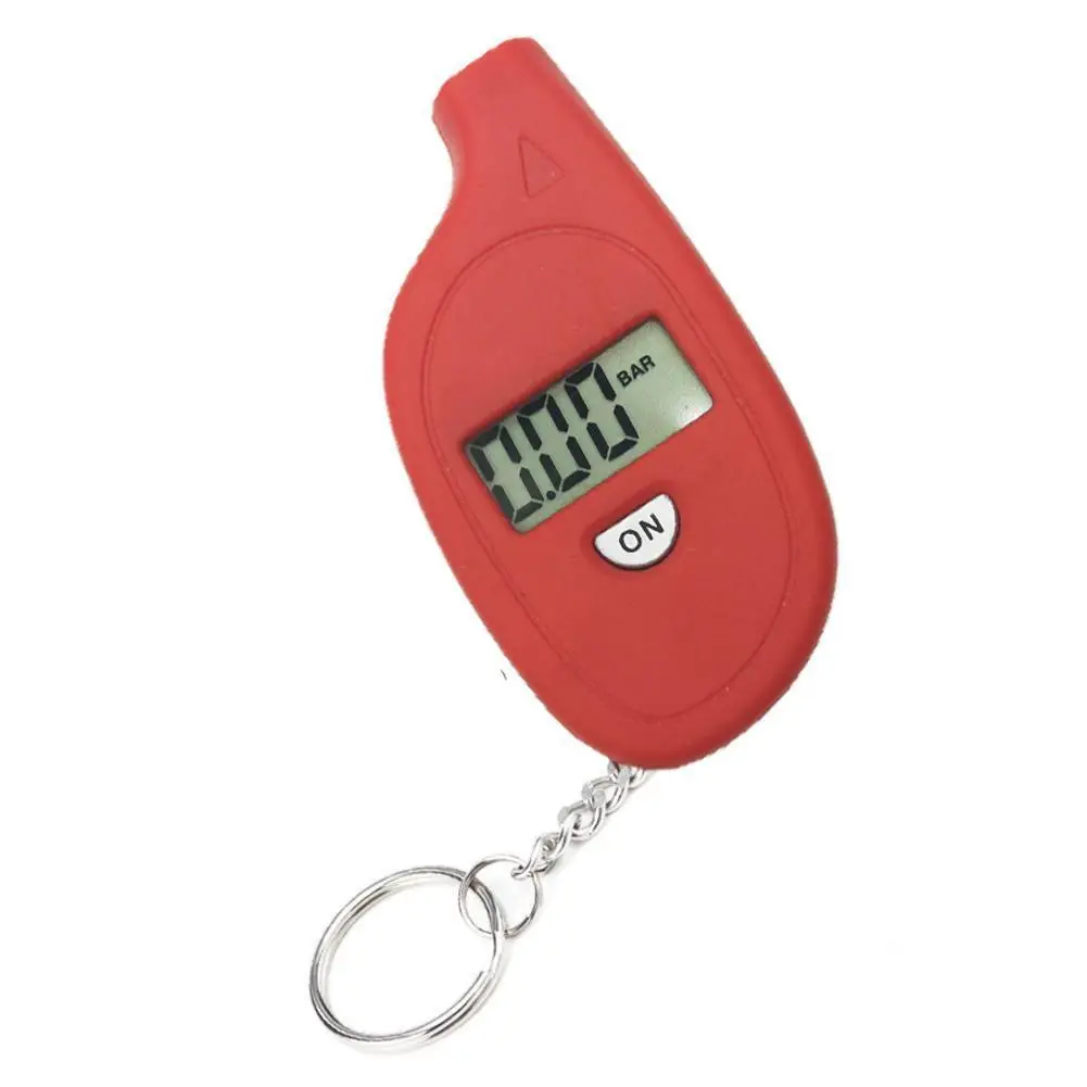 المحمولة الرقمية سيارة اختبار ضغط الإطارات دراجة نارية السيارات الإطارات الهواء متر مقياس شاشة الكريستال السائل 0-150 رطل لكل بوصة مربعة مع سلسلة مفاتيح صغيرة #1