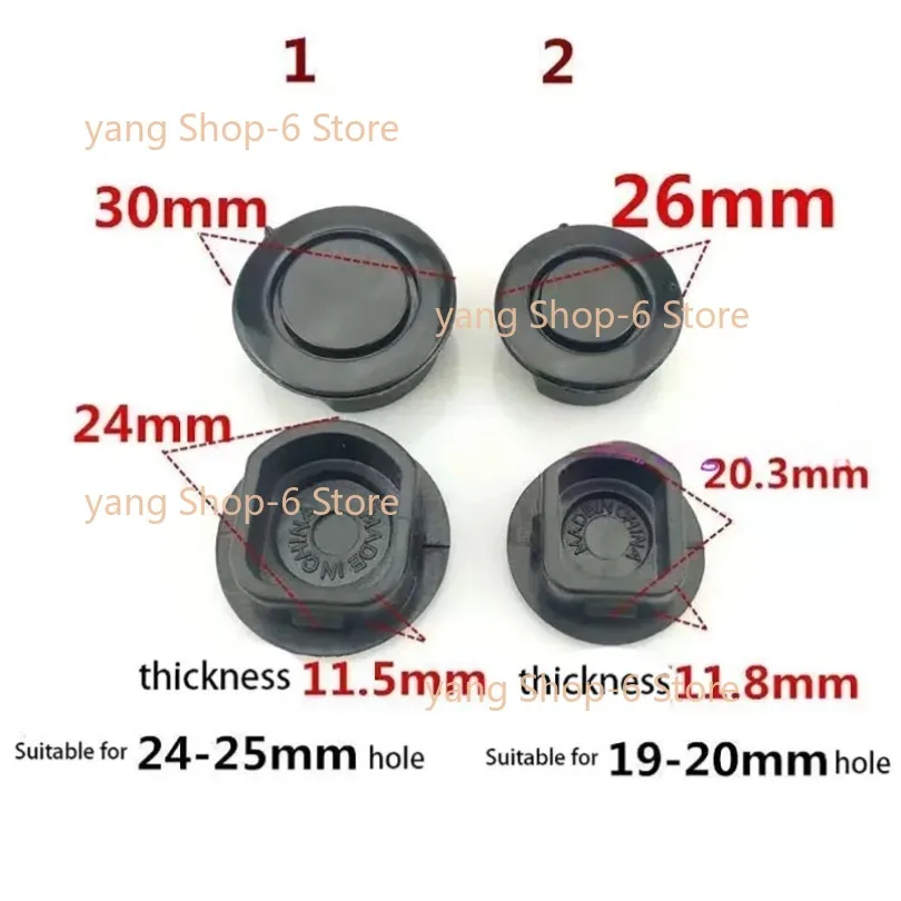 For Car Front Rear Bumper Reversing Warning Radar Probe Plug Hole Decorative Cap Cap Plug Plug Button