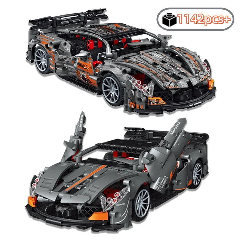 

New Technical Sports Car Model Building Block Bricks DIY Desktop Deco Toys for Kids Birthday Gift For Kids Boys 1142PCS