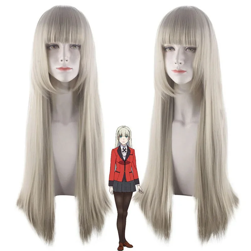 Anime Kakegurui Momobami Ririka Cosplay Costume Compulsive Gambler Red Uniform School Uniform Wig Short Skirt Suit 2024 Trend