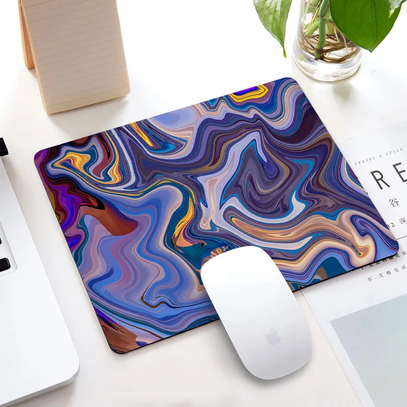 Mouse Mat Contrasting Colors Mousepad Luxury Office Organization Accessories for Desk Universal Table Pads Neutral Moise Pad