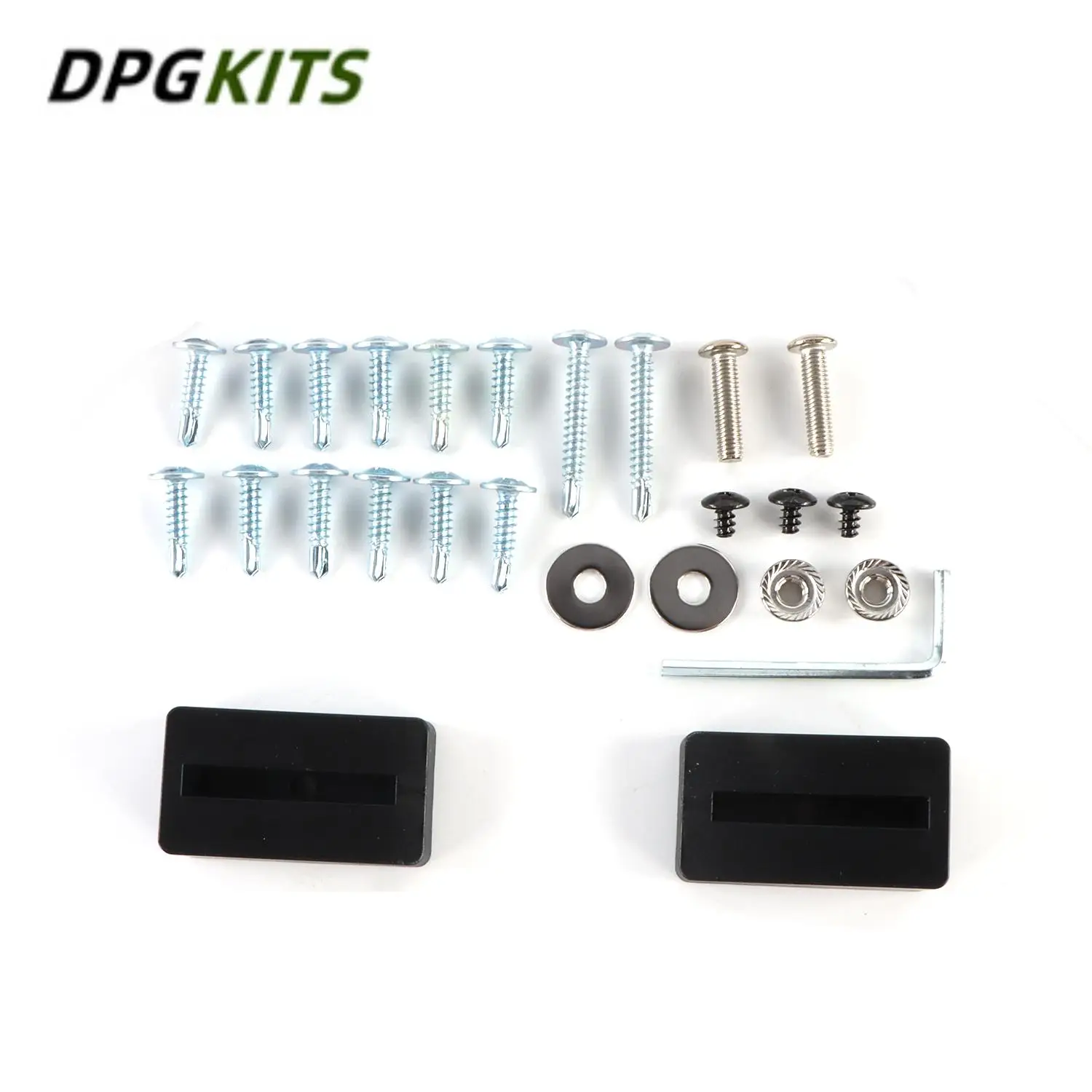 

4pc Universal Car Gloss Black Front Bumper Lip Chin Spoiler Splitter Body Kit For BMW Mercedes Benz Audi Lexus Toyota Mitsubishi