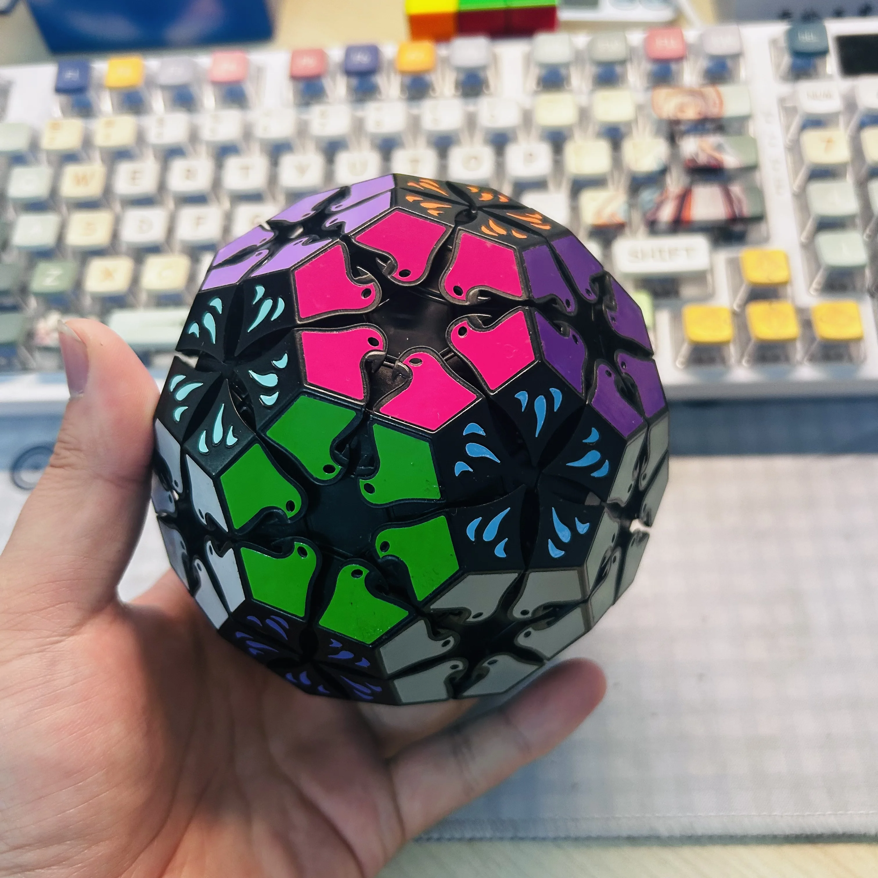 

VerryPuzzle Love Bird Cube Magic Cube Puzzle Black Body Коллекция игрушек