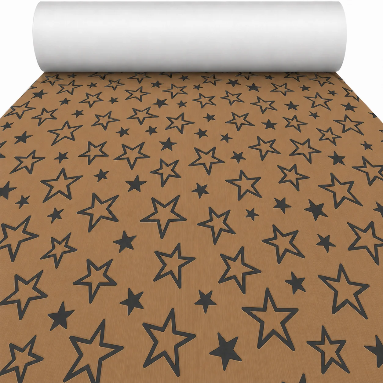KXKZREN 2400x1200mm EVA Foam Boat Flooring Pad Star Pattern Non-Slip Marine Deck Sheet Mat Yacht RV Self-Adhesive Traction Pad