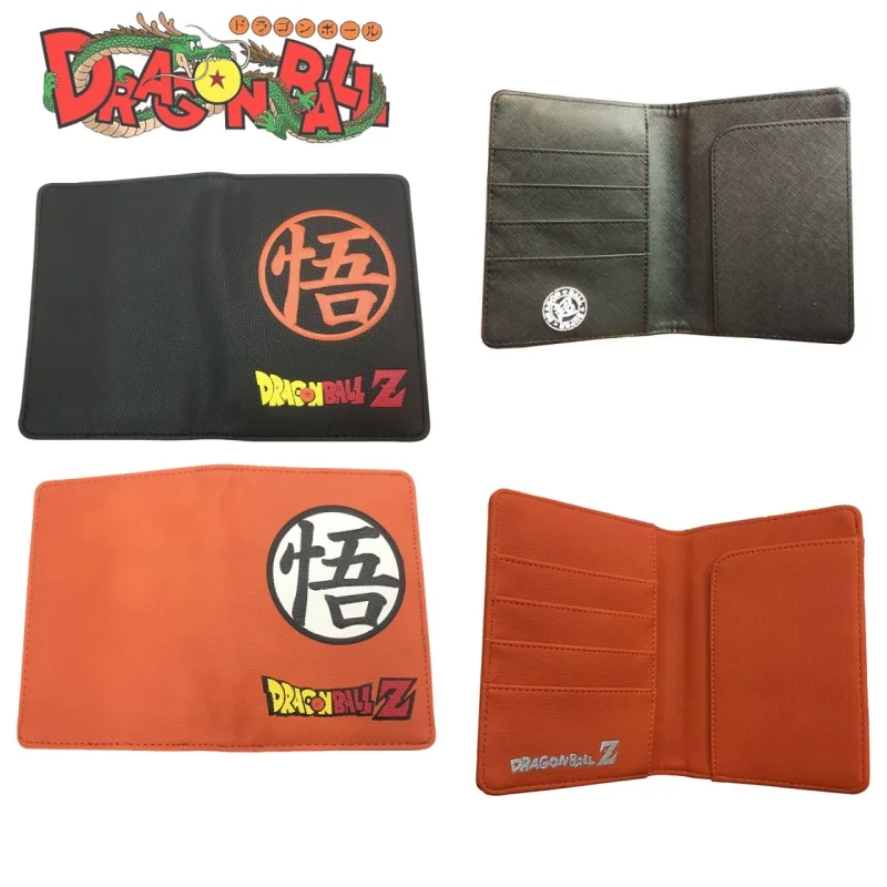 PU Passport Holder Dragon Ball Z Son Goku Ticket Passport Covers Travel Passport Protective Cover Id Holder Travel Accessories