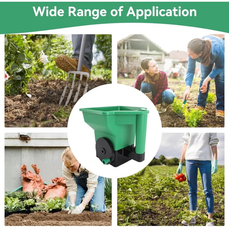 manual handheld spreader for lawn and garden maintenance suitable for courtyard spreading requirements for driveways