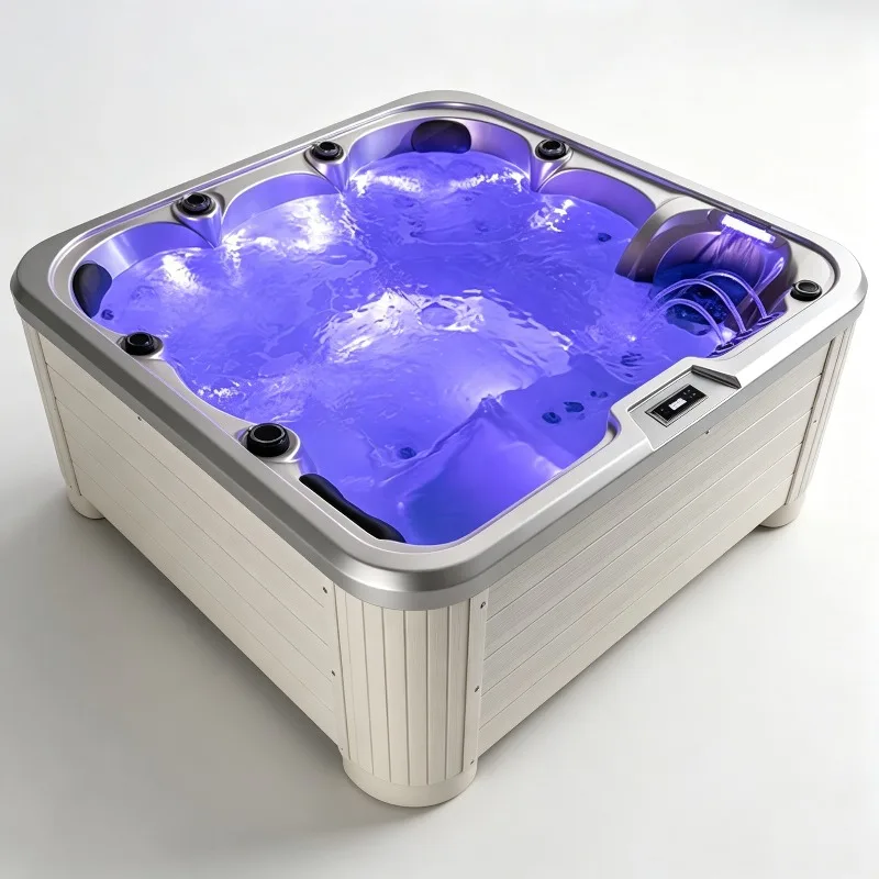 Best Massage System Acrylic Hot Tub Jacuzzier Hydrotherapy Bathtub Whirlpool Deep Soaking Japanese Style Spa Whirlpool Bathtub