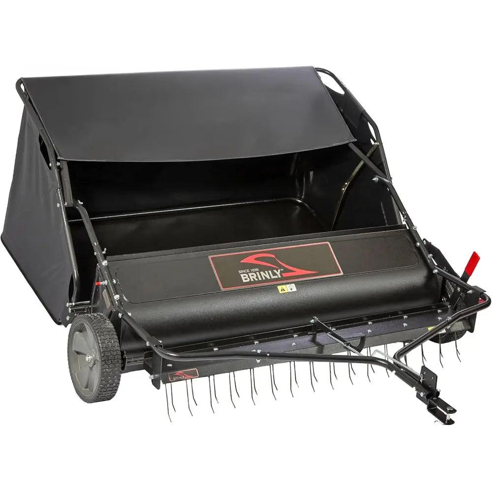 

54" Tow-Behind Combo Lawn Sweeper with Deter and Hamper Windsn