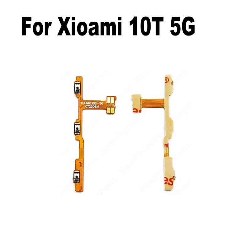 For Xiaomi MI 10T Pro 5G Power Volume Button Flex Cable Side Key Switch ON OFF Control Button MI 10T