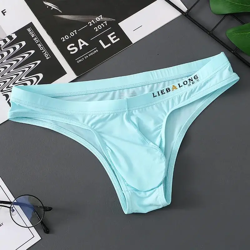 

Men Hipster Briefs Cotton Low Rise Sexy Underwear With Bulge Pouch For Men