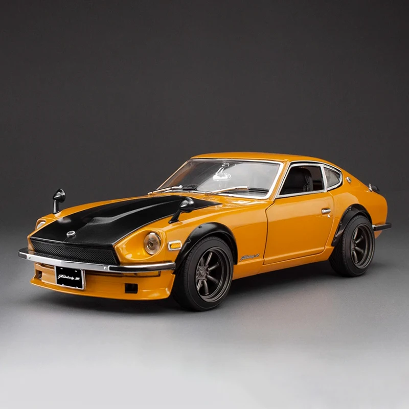 

Литой под давлением масштаб 1:18 1971, Fairlady Z (S30), модель автомобиля из сплава, классическая коллекция украшений, праздничный подарок, статический дисплей