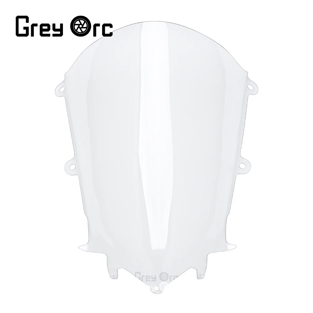 Motorcycle Double Bubble Windscreen Screen Wind Deflectors Screen Windshield For Yamaha YZF600 YZF-R6 YZF R6 2017-2024 2023