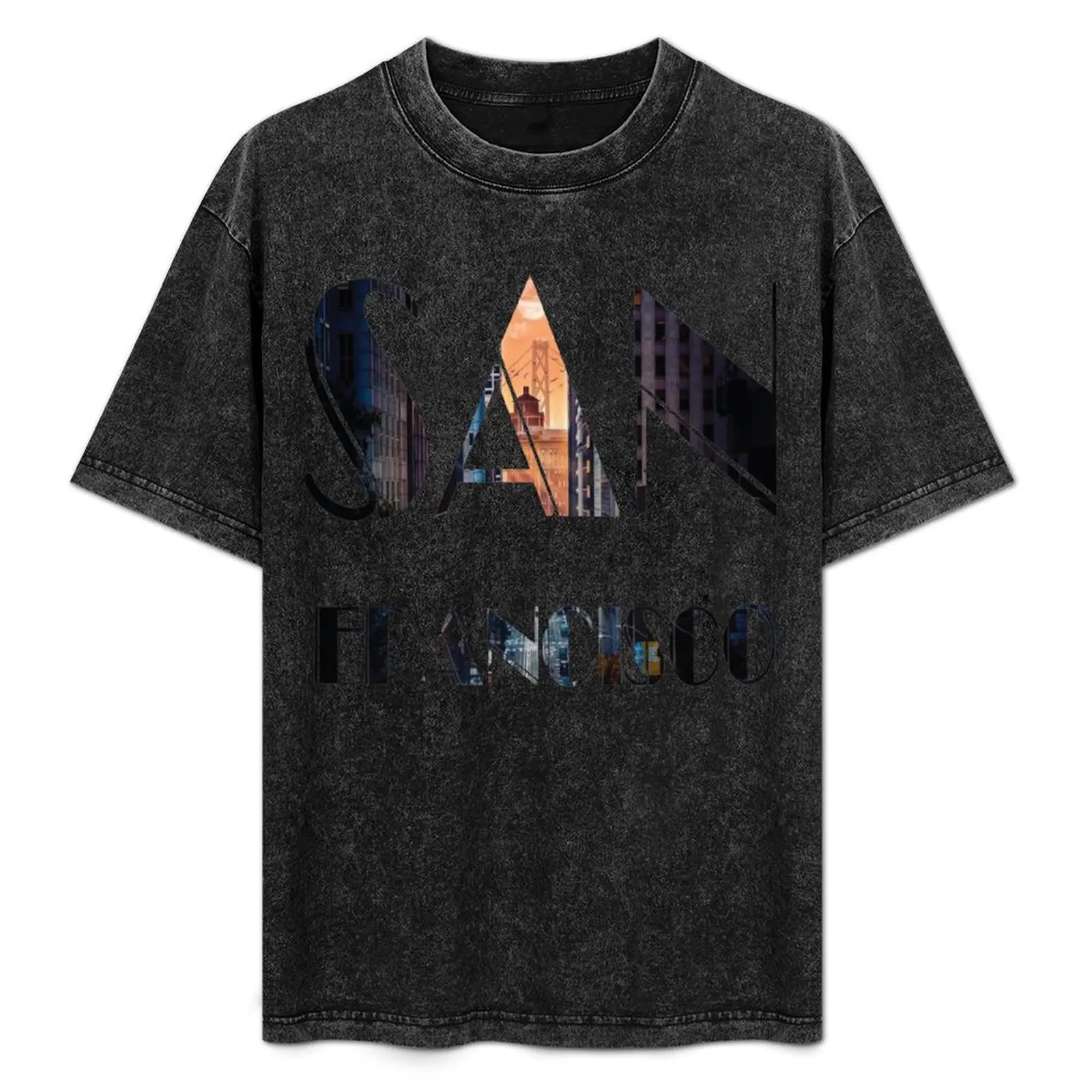 

San Francisco T-Shirt anime figures summer 2025 Men's t-shirts