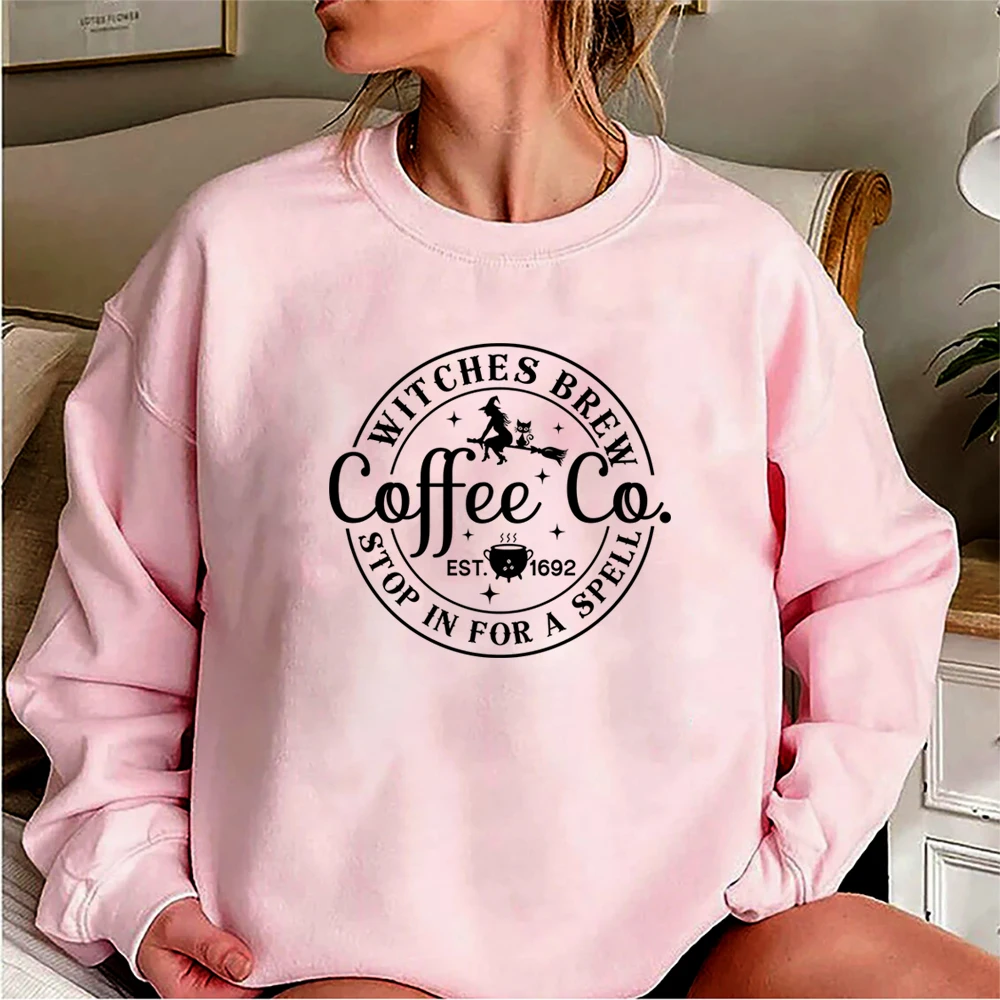 Witches Brew Sweatshirt HalloweenFunny Coffee Co Hoodie Spooky Season Sanderson Sister Halloween Witches Crewneck Sweatshirts