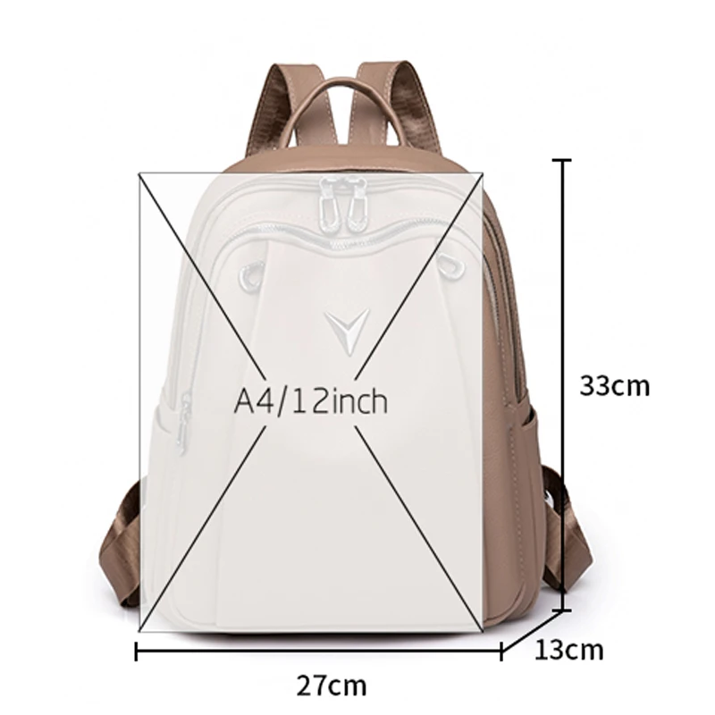 Large Capacity Women Backpack Purses High Quality Leather Female Vintage Bag School Bags Travel Bagpack Ladies Bookbag Rucksacks